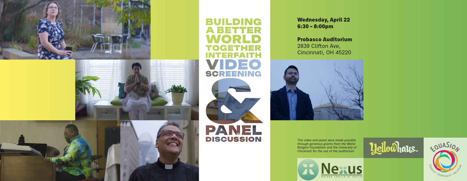 Building a Better World Together | Interfaith Video Screening & Panel Discussion